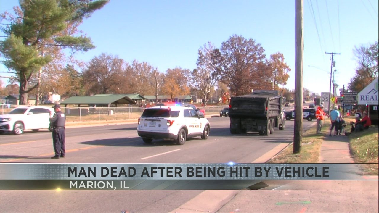 Man dead after being hit by vehicle in Marion - YouTube