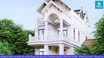 Mẫu Biệt Thự Tân Cổ Điển Mái Thái Có Tầng Bán Hầm Xây Thô 1,5 TỶ Tại Huyện Bố Trạch Tỉnh Quảng Bình