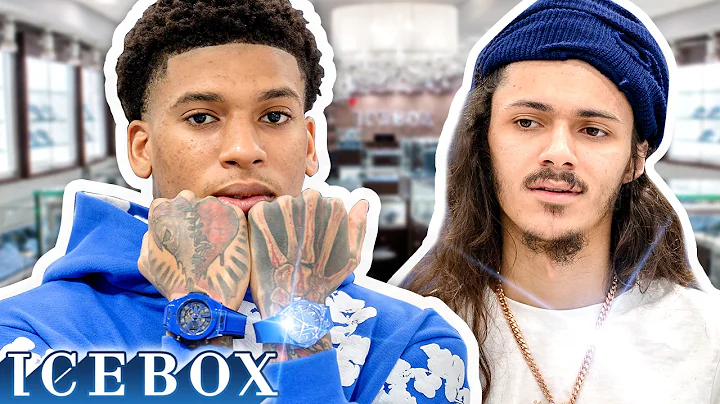 NLE Choppa Gifts Kai Cenat Earrings + BabyTron Ices Out Glasses at Icebox!