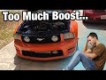 We Need To Talk About The Mustang... E85 mods Didn't Go So Well