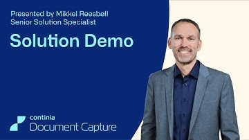 Intro to Continia Document Capture solution demo (2021)