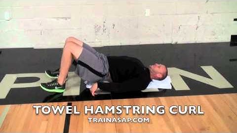 Towel Hamstring Curls 1