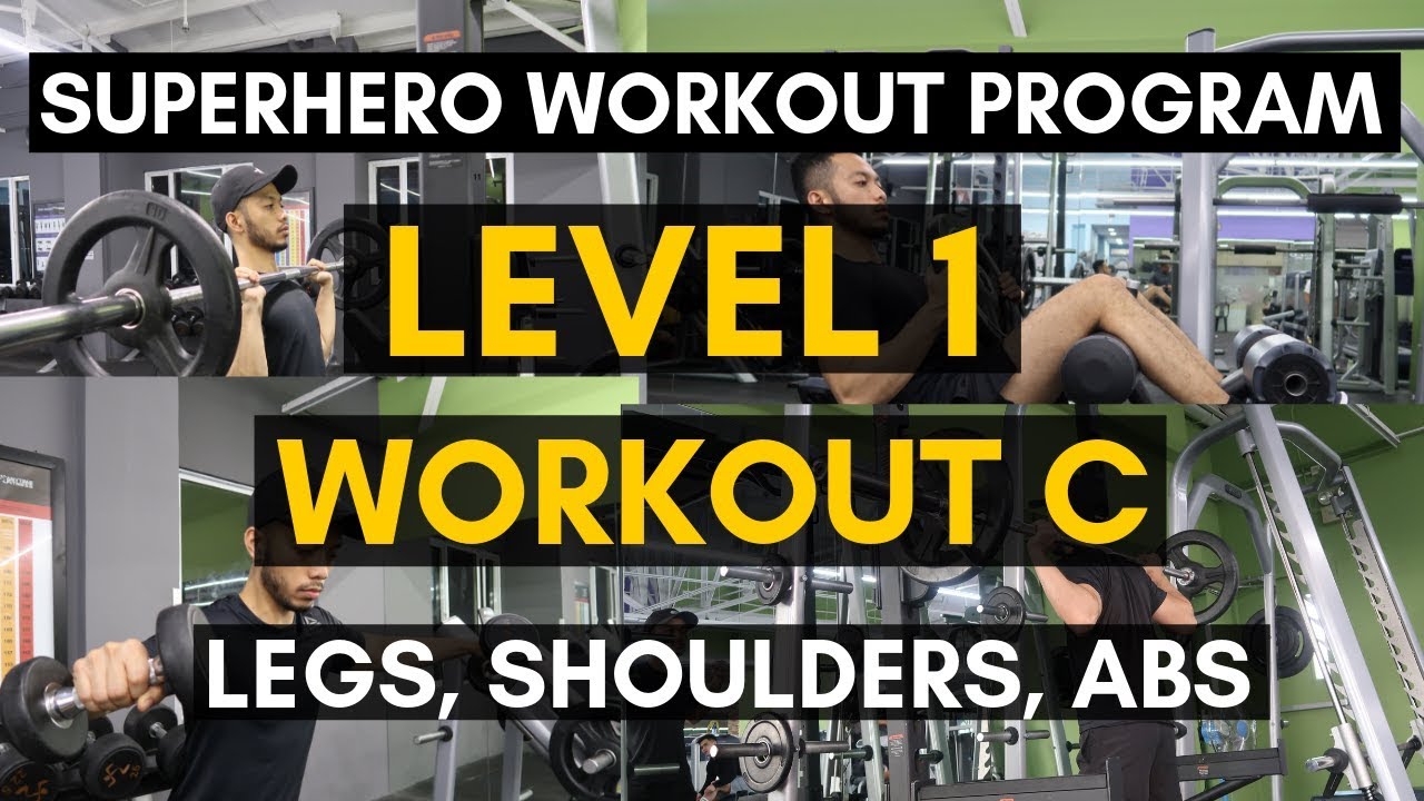 Vid. 13: WORKOUT C (Level 1) | Shoulders, Legs, Abs | Pinoy Fitness | Pinoy Workout