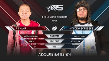 Absolute Battle 5 - UMvC3 - FChamp vs MTNDEW Scrubeks