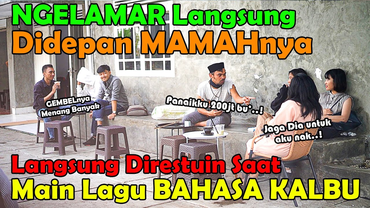 ⁣NGELAMAR Langsung Didepan MAMAHnya Langsung Direstuin Saat Main Lagu BAHASA KALBU