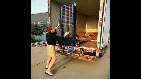 Self Loading & unloading Stacker Portable Electric Pallet Lift Stackers 500kg for sales