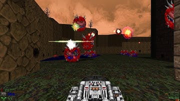 Doom 2: Forest Swords DBP_03 - MAP08 The Chapel - All Secrets UHD 4K