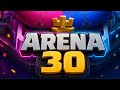 Arena 30 Insane Battle 😱 | Mega Knight OP Deck Gameplay | Clash Royale Hindi