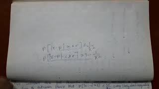 Chebyshev's  inequality  problem-2