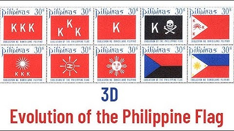 3D Evolution of the Philippine Flag