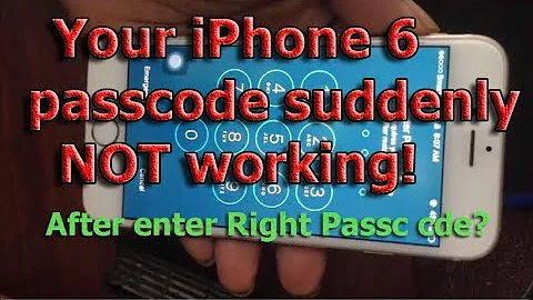 IPhone6,suddenly NOT working after enter passcode  | how to fix Iphone 6 stop work when put Passcode