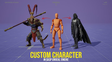 Custom Character for GASP/Motion Matching in Unreal Engine!