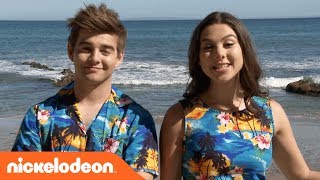 BTS w\/ Kira Kosarin \& Jack Griffo on 'Thunder in Paradise' | The Thundermans | Nick