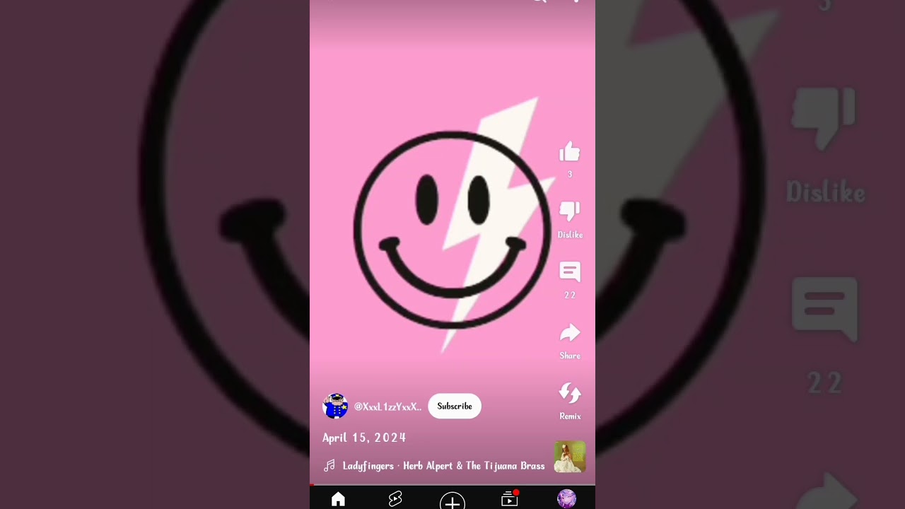 The audio is literally what she's doing.. 