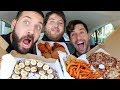 ULTIMATE PIZZA PARTY MUKBANG with JOSH PECK and JONAH!!