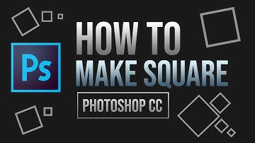 How to Make Square Shape in Photoshop CC in UNDER 60 seconds