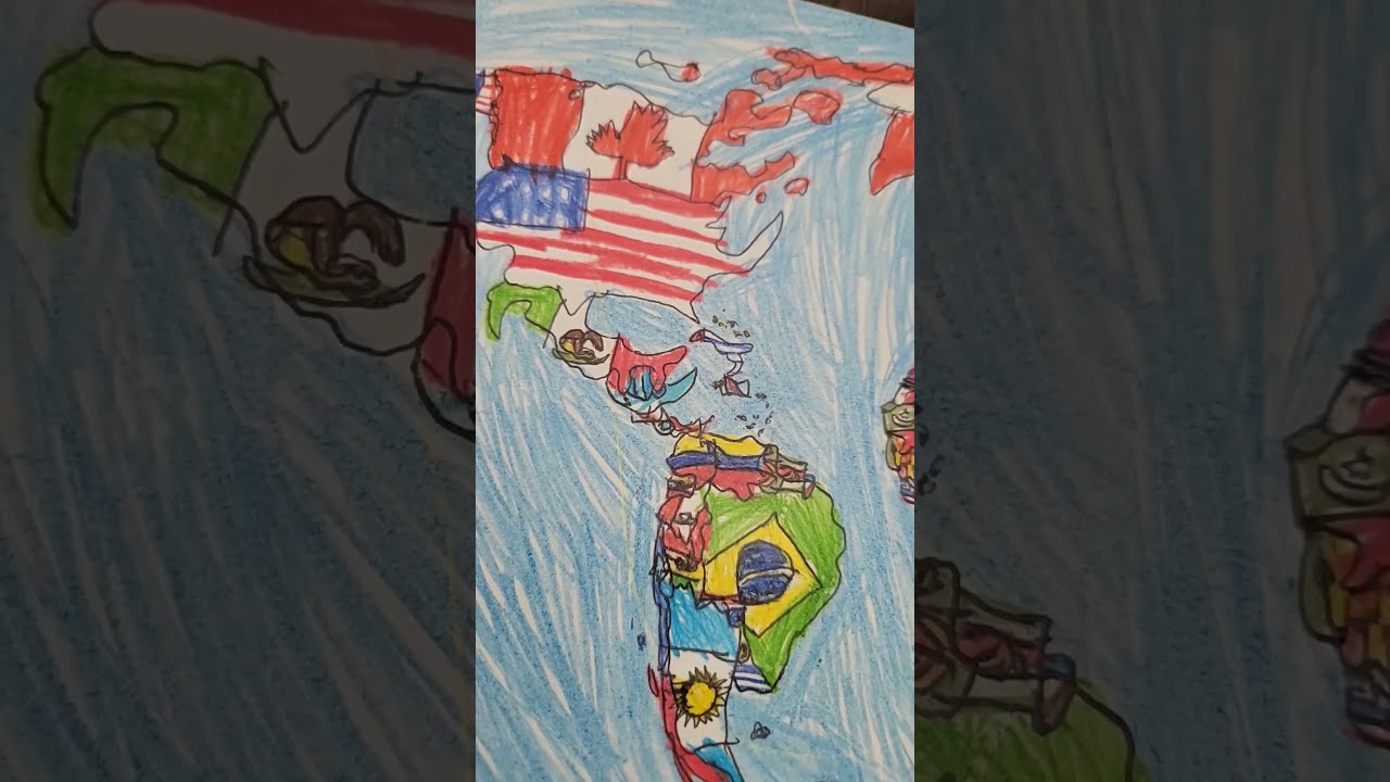 All 7 Continents Country With Their Flag