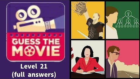 Guess The Movie Quiz - Level 21 walkthrough (with full answers)