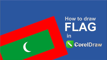 How to draw the flag using CorelDraw