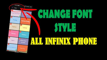 🔴ALL INFINIX PHONE-How To Change Font Style - Paano palitan ang font style ng Android phone?