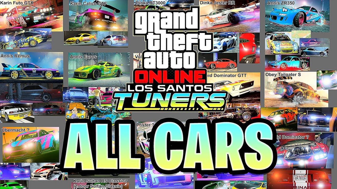 All new cars in the GTA Online: Los Santos Tuners update