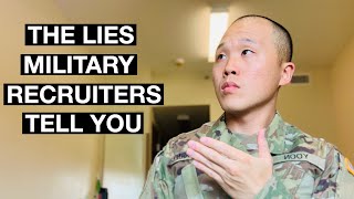 LIES MILITARY RECRUITERS TELL YOU