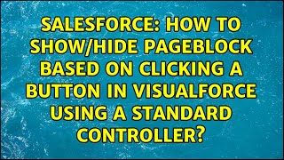 How to show/hide pageblock based on clicking a button in Visualforce using a standard controller