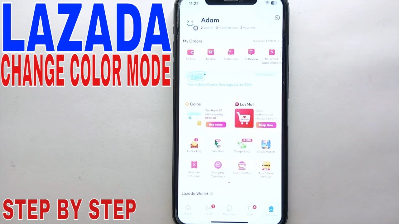 ✅  How To Change Color Mode On Lazada 🔴