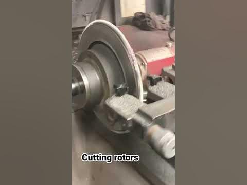 Cutting rotors #brakes - YouTube