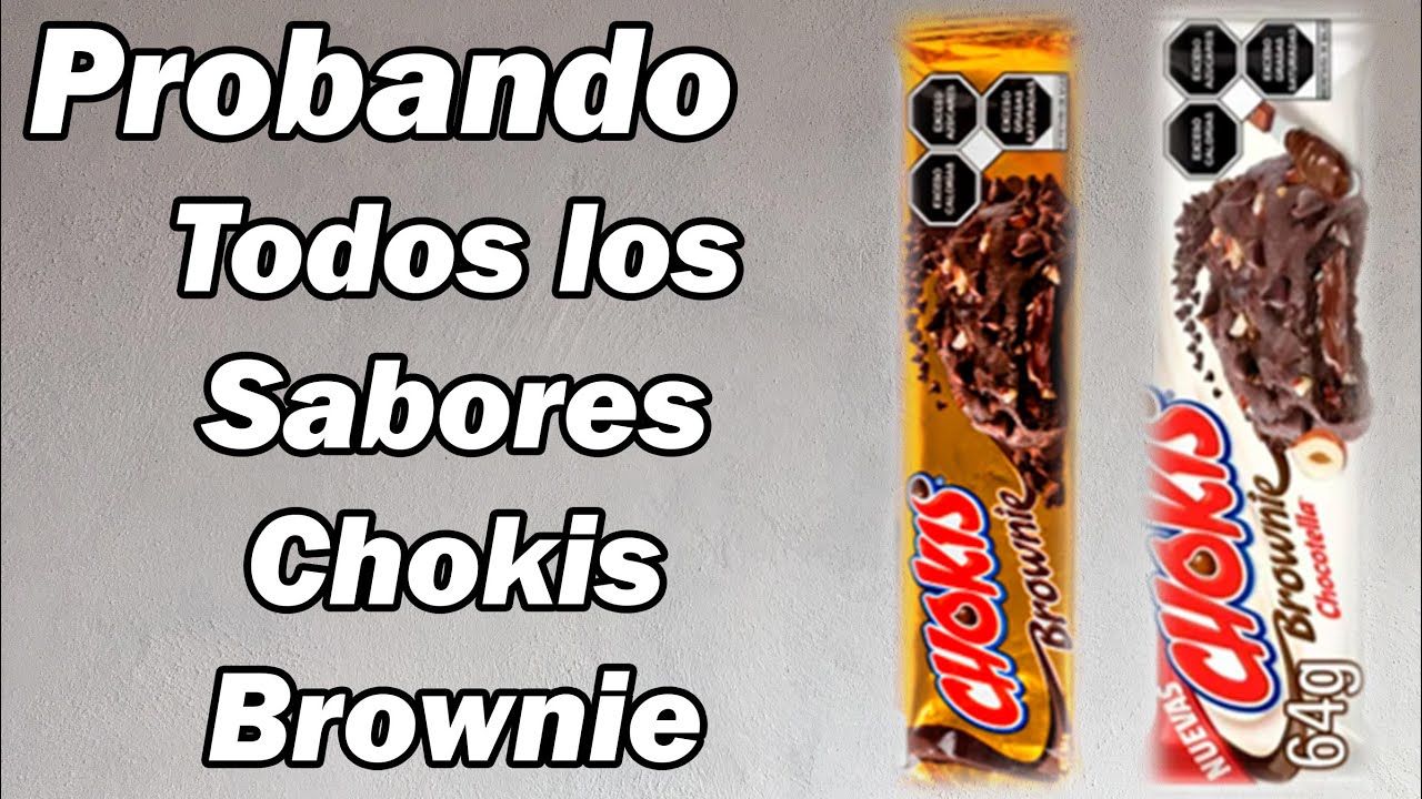 Probando todos los Sabores de Galletas Chokis Brownie Gamesa - YouTube