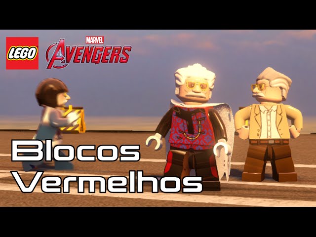 TODOS OS BLOCOS VERMELHOS X2, X4, X6, X8 E x10 NO LEGO MARVEL AVENGERS 