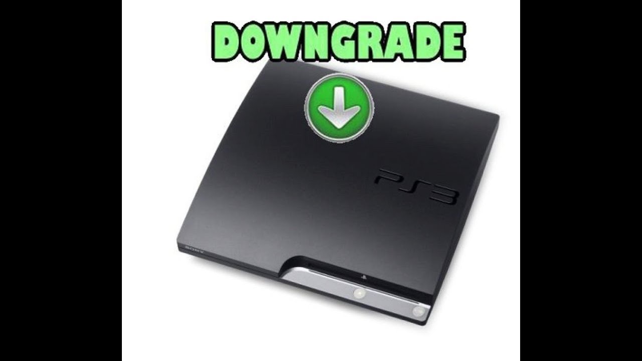 downgrade firmware for ps3