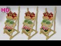 DIY -  Rak Mini Bunga dari Stik Es Krim || popsicle stick diy