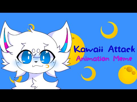 Kawaii Attack Animation Meme | Flipaclip | Completed YCH