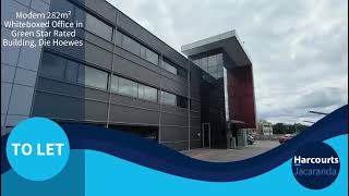 Modern 282m² Whiteboxed Office in Green Star Rated Building, Die Hoewes Location