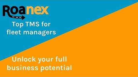 The best Transportation Management System for dispatchers - Roanex TMS