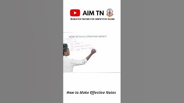 How to Make Effective Notes #tnpsc #notesmaking