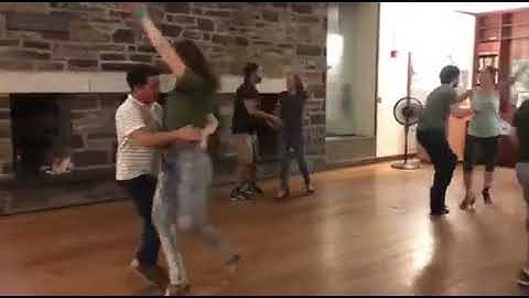 Salsa On2 IntermediateTurn Pattern Combo Partnerwork by Sergio and Sheena #129