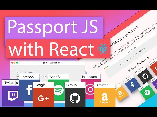 Free Course: React Social Login with Passport.js, React oAuth w/ Google,  Facebook, Github from Lama Dev