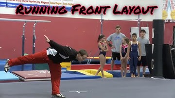 Running Front Layout Gymnastics Tumbling Skills and Drills with Olympic Gold Medalist Paul Hamm