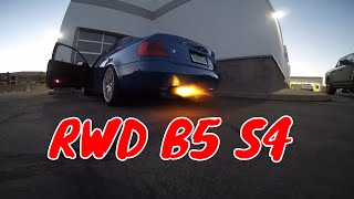 How I converted my Audi B5 S4 to rear wheel drive! RWD