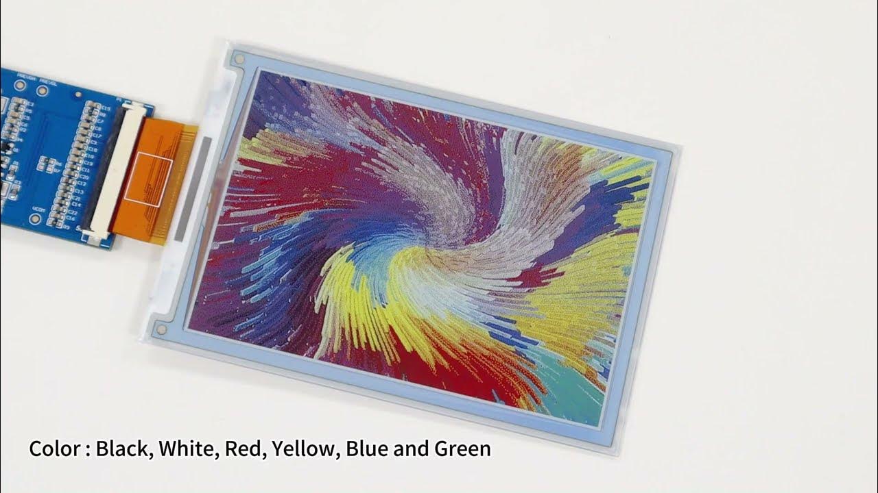 4-inch color E6 ePaper Display E Ink Spectra 6 E Ink 600x400 ...