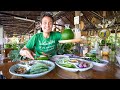 Organic Thai Food - RICE-GRASS + Kale Wraps! | Sukhothai, Thailand!