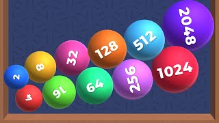 1024, 2048, 4096 - Merge Ball Drop Game (Colorful Balls: Satisfying Gameplay) screenshot 4