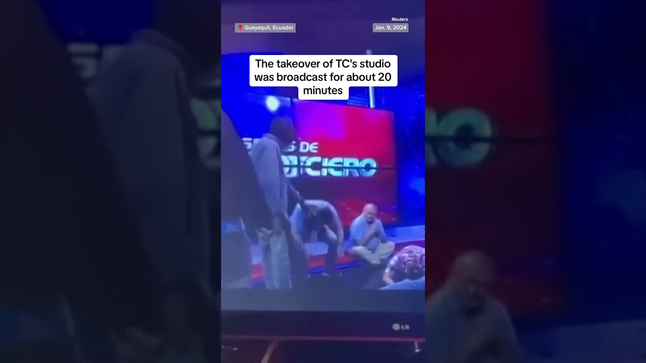 Police raid a TV studio in Ecuador after gunmen storm the station Police raid a TV studio in Ecuador after gunmen storm the station