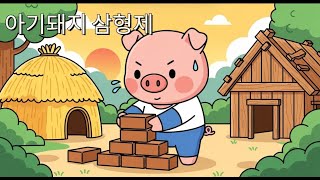 🎵아빠의동요🎵 아기돼지 삼형제 동화 동요🐷 | 감동과 교훈이 담긴 어린이 노래