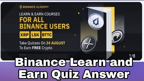 Binance Learn and Earn New Campaign | Binance Learn and Earn Correct Quiz Answers | #binance_loot