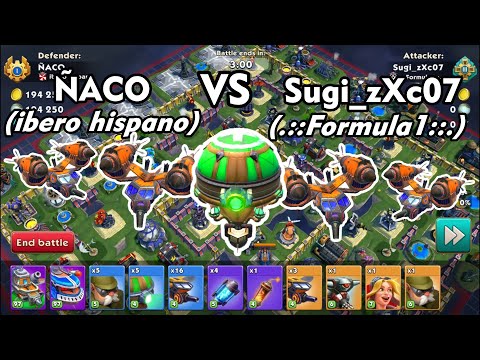 Sky Clash Lords of Clans 3D - Old Video - ÑACO (ibero hispano) VS Sugi_zXc07 (.::Formula1::.)