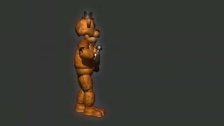 [P3D/FNAF] walk cycle Freddy test