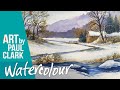 How to paint a snow scene in watercolour - No.2